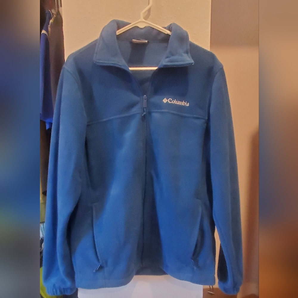 Columbia blue fleece jacket